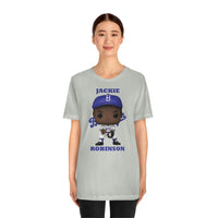 Jackie Robinson L.A/Brooklyn Dodgers, Soft Cotton Bella and Canvas Short Sleeve Tee shirt