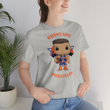 Kristaps Porzingis New York Knicks, Soft Cotton Bella and Canvas Short Sleeve Tee shirt