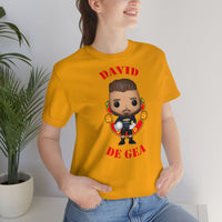 David De Gea Manchester United, Soft Cotton Bella and Canvas Short Sleeve Tee shirt