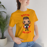 David De Gea Manchester United, Soft Cotton Bella and Canvas Short Sleeve Tee shirt