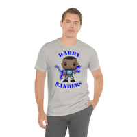 Barry Sanders Detroit Lions, Soft Cotton Bella and Canvas Short Sleeve Tee shirt