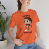 Steve Young San Francisco 49ers, Soft Cotton Bella and Canvas Short Sleeve Tee shirt