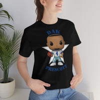 Dak Prescott Dallas Cowboys, Soft Cotton Bella and Canvas Short Sleeve Tee shirt