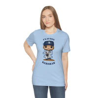 Clayton Kershaw L.A Dodgers, Soft Cotton Bella and Canvas Short Sleeve Tee shirt