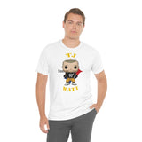 TJ Watt Pittsburgh Steelers, Soft Cotton Bella and Canvas Short Sleeve Tee shirt