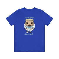 Sergio Aguero Manchester City, Soft Cotton Bella and Canvas Short Sleeve Tee shirt