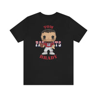 Tom Brady New England Patriots (Throwback), Soft Cotton Bella and Canvas Short Sleeve Tee shirt