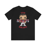 Tom Brady New England Patriots (Throwback), Soft Cotton Bella and Canvas Short Sleeve Tee shirt