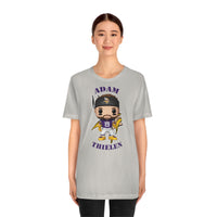 Adam Thielen Minnesota Vikings, Soft Cotton Bella and Canvas Short Sleeve Tee shirt