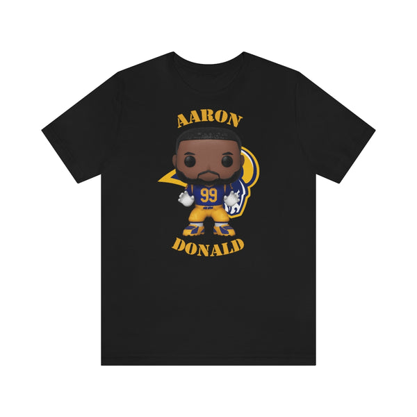 Aaron Donald L.A Rams, Soft Cotton Bella and Canvas Short Sleeve Tee shirt