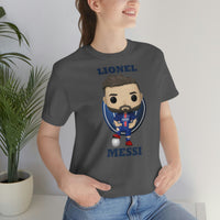 Lionel Messi PSG, Soft Cotton Bella and Canvas Short Sleeve Tee shirt