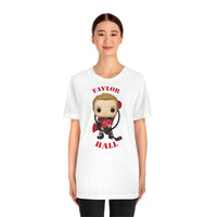 Taylor Hall New Jersey Devils, Soft Cotton Bella and Canvas Short Sleeve Tee shirt