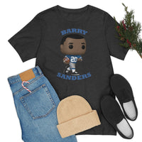 Barry Sanders Detroit Lions, Soft Cotton Bella and Canvas Short Sleeve Tee shirt