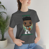 Giannis Antetokounmpo Milwaukee Bucks , Soft Cotton Bella and Canvas Short Sleeve Tee shirt