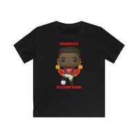 Marcus Rashford Manchester United, Kids Gildan Softstyle Tee Shirt