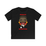 Marcus Rashford Manchester United, Kids Gildan Softstyle Tee Shirt