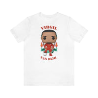 Virgil Van Dijk Liverpool, Soft Cotton Bella and Canvas Short Sleeve Tee shirt
