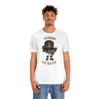 Todd Gurley L.A Rams (Large), Soft Cotton Bella and Canvas Short Sleeve Tee shirt