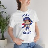 Josh Allen Buffalo Bills, Soft Cotton Bella and Canvas Short Sleeve Tee shirt