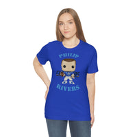 Philip Rivers L.A Chargers, Soft Cotton Bella and Canvas Short Sleeve Tee shirt