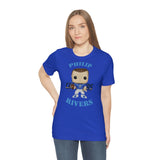 Philip Rivers L.A Chargers, Soft Cotton Bella and Canvas Short Sleeve Tee shirt