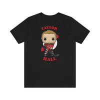 Taylor Hall New Jersey Devils, Soft Cotton Bella and Canvas Short Sleeve Tee shirt