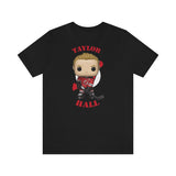 Taylor Hall New Jersey Devils, Soft Cotton Bella and Canvas Short Sleeve Tee shirt
