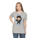 Christian McCaffrey Carolina Panthers, Soft Cotton Bella and Canvas Short Sleeve Tee shirt
