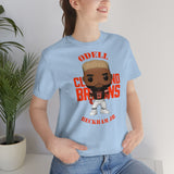 Odell Beckham Jr Cleveland Browns, Soft Cotton Bella and Canvas Short Sleeve Tee shirt