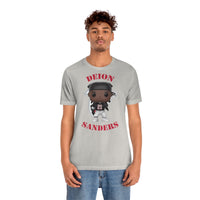 Deion Sanders Atlanta Falcons, Soft Cotton Bella and Canvas Short Sleeve Tee shirt