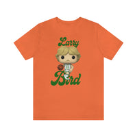 Larry Bird Celtics Basketball, Soft Cotton Bella and Canvas Short Sleeve Tee shirt