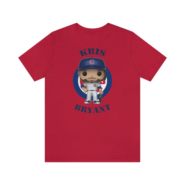 Kris Bryant Chicago Cubs, Soft Cotton Bella and Canvas Short Sleeve Tee shirt