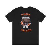 Walter Payton Chicago Bears (Dark), Soft Cotton Bella and Canvas Short Sleeve Tee shirt