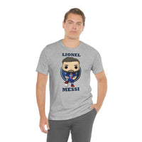 Lionel Messi PSG, Soft Cotton Bella and Canvas Short Sleeve Tee shirt