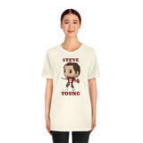 Steve Young San Francisco 49ers, Soft Cotton Bella and Canvas Short Sleeve Tee shirt