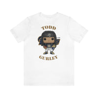 Todd Gurley L.A Rams, Soft Cotton Bella and Canvas Short Sleeve Tee shirt