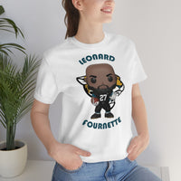 Leonard Fournette Jacksonville Jaguars, Soft Cotton Bella and Canvas Short Sleeve Tee shirt