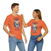 Andrew Luck Indianapolis Colts, Soft Cotton Bella and Canvas Short Sleeve Tee shirt