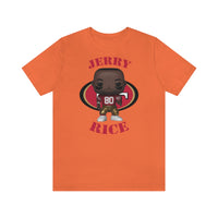 Jerry Rice San Francisco 49ers, Soft Cotton Bella and Canvas Short Sleeve Tee shirt