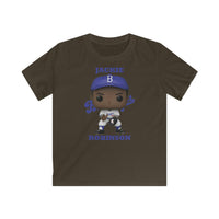 Jackie Robinson Brooklyn Dodgers/L.A Dodgers, Kids Gildan Softstyle Tee Shirt