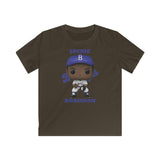 Jackie Robinson Brooklyn Dodgers/L.A Dodgers, Kids Gildan Softstyle Tee Shirt