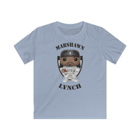 Marshawn Lynch Oakland Raiders, Kids Gildan Softstyle Tee Shirt