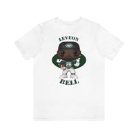 Leveon Bell New York Jets, Soft Cotton Bella and Canvas Short Sleeve Tee shirt