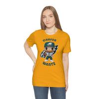 Carson Wentz Philadelphia Eagles (White Jersey), Soft Cotton Bella and Canvas Short Sleeve Tee shirt