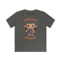 Kristaps Porzingis New York Knicks, Kids Gildan Softstyle Tee Shirt