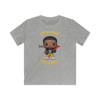 Jerome Bettis Pittsburgh Steelers, Kids Gildan Softstyle Tee Shirt