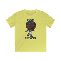 Ray Lewis Baltimore Ravens, Kids Gildan Softstyle Tee Shirt