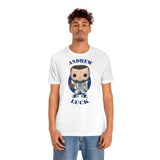 Andrew Luck Indianapolis Colts, Soft Cotton Bella and Canvas Short Sleeve Tee shirt