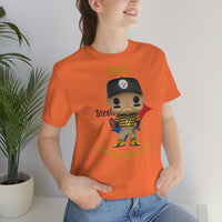 Ben Roethlisberger Pittsburgh Steelers Throwback, Soft Cotton Bella and Canvas Short Sleeve Tee shirt