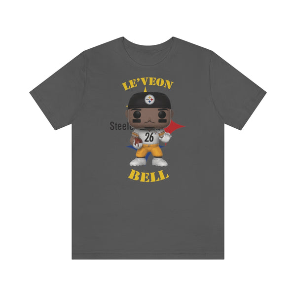 Leveon Bell Pittsburgh Steelers, Soft Cotton Bella and Canvas Short Sleeve Tee shirt